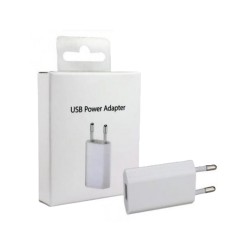 Adaptador de Power USB para iPhone e Android 5W Branco Adaptador de Power USB para iPhone e Android 5W Branco